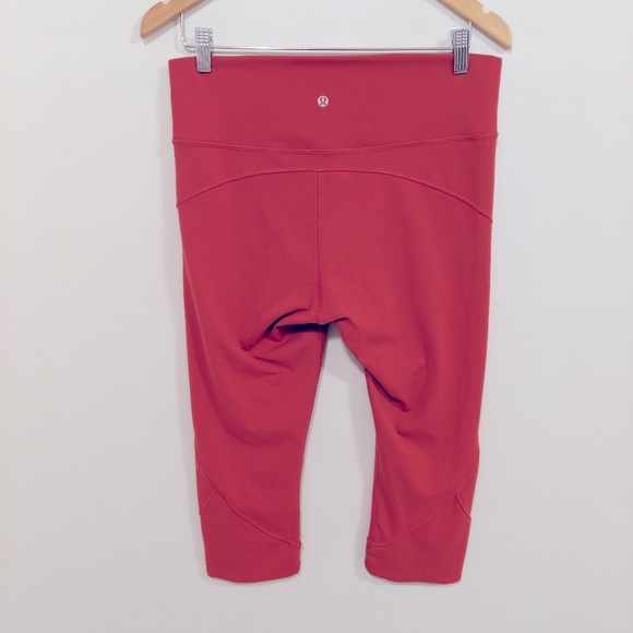 Lululemon In Movement Crop *Everlux 19" Vintage Rose 12 - Picture 13 of 16